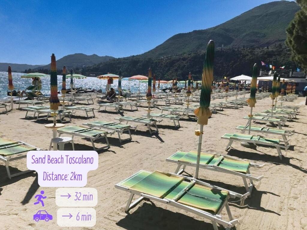 Panorama Lake View, Pool & Garden, 2 Bathrooms, Kingsize & Single-Beds, Fast Internet Toscolano Maderno Extérieur photo